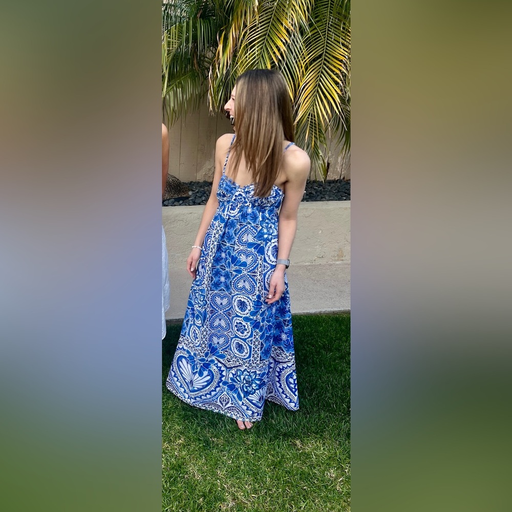 NWT FARM Rio Dream Sleeveless Maxi Dress